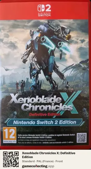 Xenoblade Chronicles X: Definitive Edition Nintendo Switch 2, France box front