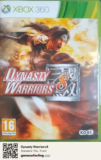 Dynasty Warriors 8 Xbox 360, PAL box front