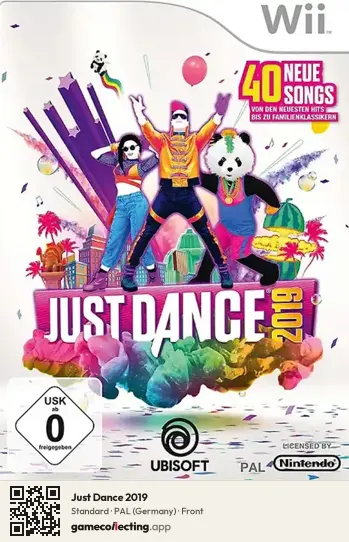 Just Dance 2019 Nintendo Wii, Germany box front