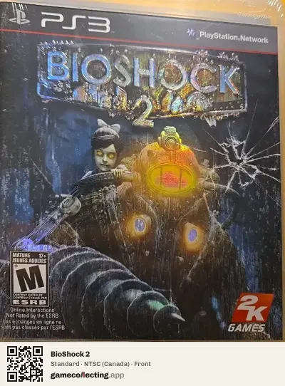 BioShock 2 PlayStation 3, Canada box front