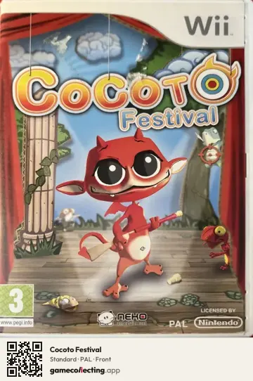 Cocoto Festival Nintendo Wii, PAL box front
