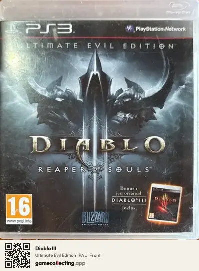 Diablo III PlayStation 3, PAL box front