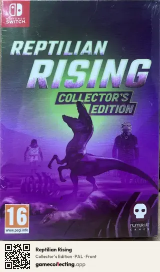 Reptilian Rising Nintendo Switch, PAL box front