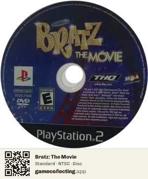Bratz: The Movie PlayStation 2, NTSC disc