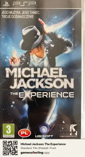 Michael Jackson: The Experience PlayStation Portable, Poland box front