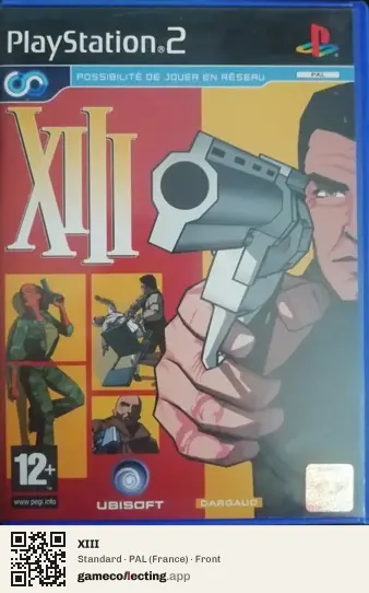 XIII PlayStation 2, France box front