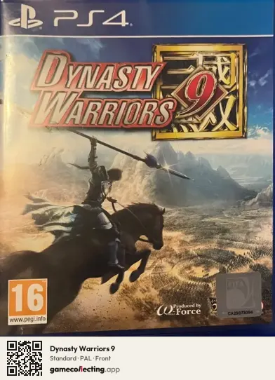 Dynasty Warriors 9 PlayStation 4, PAL box front