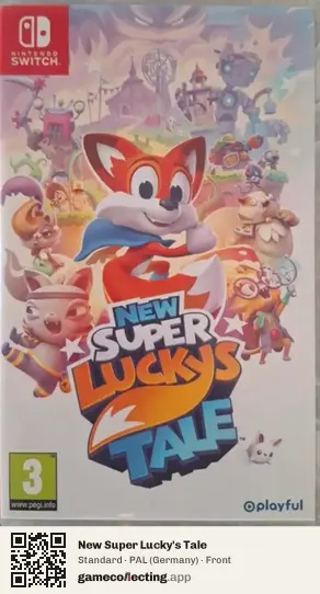 New Super Lucky's Tale Nintendo Switch, Germany box front