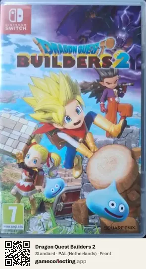 Dragon Quest Builders 2 Nintendo Switch, Netherlands box front