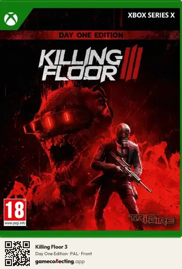 Killing Floor 3 Xbox Series X, PAL box front