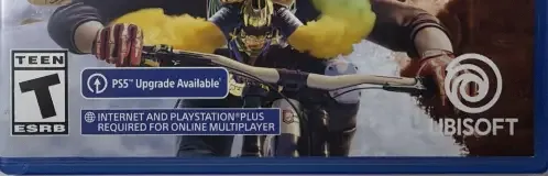 Riders Republic, the ESRB box on its front