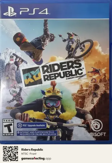 Riders Republic PlayStation 4, NTSC box front