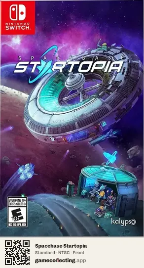 Spacebase Startopia Nintendo Switch, NTSC box front