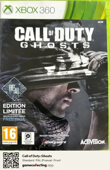 Call of Duty: Ghosts Xbox 360, France box front