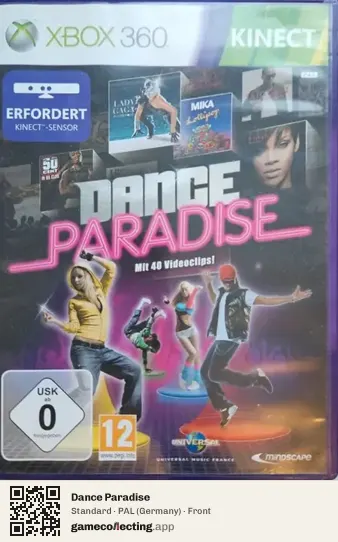 Dance Paradise Xbox 360, Germany box front