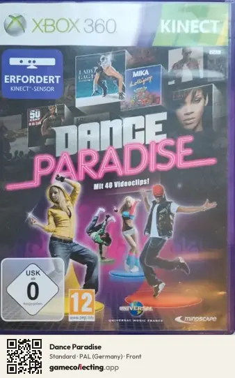 Dance Paradise Xbox 360, Germany box front
