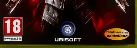 Assassin's Creed II, the PEGI square on its front
