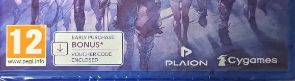 Granblue Fantasy: Relink: Endless Ragnarok, the PEGI square on its front