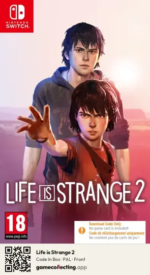 Life is Strange 2 Nintendo Switch, PAL box front
