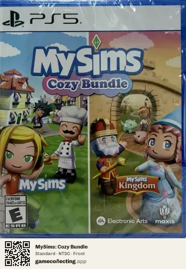 MySims: Cozy Bundle PlayStation 5, NTSC box front