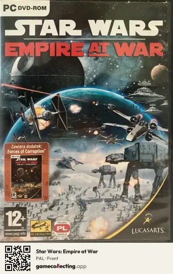 Star Wars: Empire at War Computer, PAL box front