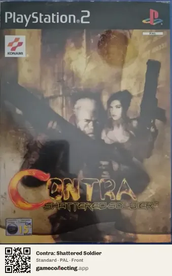 Contra: Shattered Soldier PlayStation 2, PAL box front