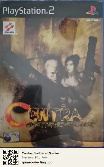 Contra: Shattered Soldier PlayStation 2, PAL box front