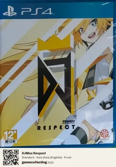 DJMax Respect PlayStation 4, Asia (English) box front