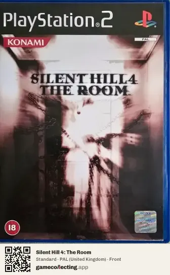 Silent Hill 4: The Room PlayStation 2, United Kingdom box front