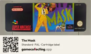 The Mask Super Nintendo Entertainment System, PAL cartridge label