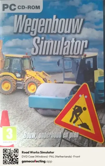 Road Works Simulator Computer, Netherlands box front