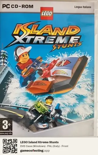 LEGO Island Xtreme Stunts Computer, Italy box front
