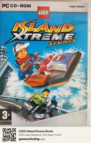 LEGO Island Xtreme Stunts Computer, Italy box front