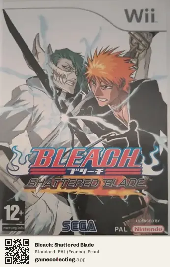 Bleach: Shattered Blade Nintendo Wii, France box front