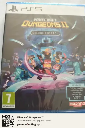 Minecraft Dungeons II PlayStation 5, Spain box front
