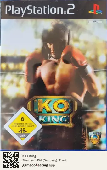 K.O. King PlayStation 2, Germany box front