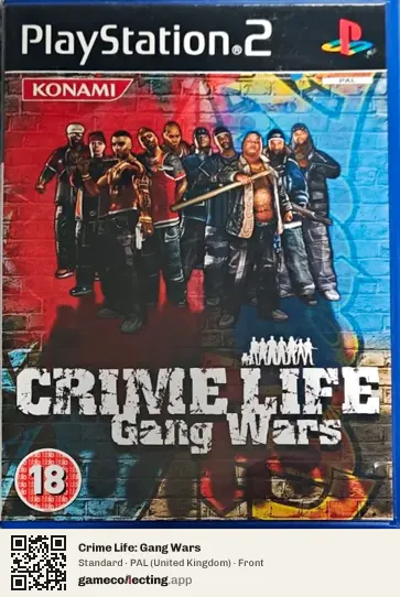 Crime Life: Gang Wars PlayStation 2, United Kingdom box front
