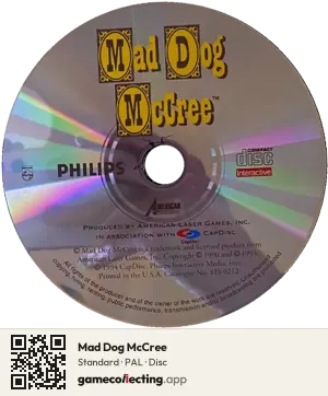 Mad Dog McCree Philips CD-i, PAL disc