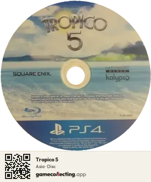 Tropico 5 PlayStation 4, Asia disc