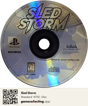 Sled Storm PlayStation, NTSC disc