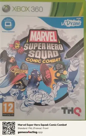 Marvel Super Hero Squad: Comic Combat Xbox 360, France box front