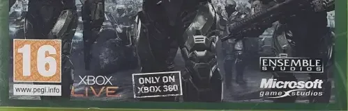 Halo Wars, the PEGI square on its front