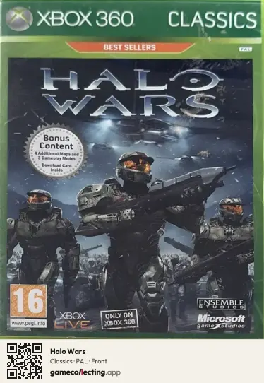 Halo Wars Xbox 360, PAL box front