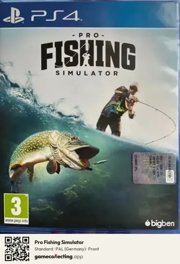Pro Fishing Simulator PlayStation 4, Germany box front