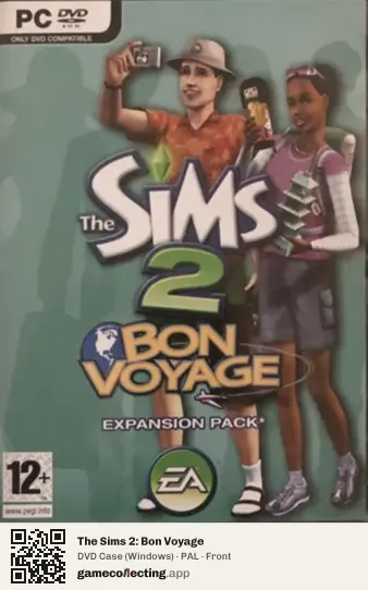 The Sims 2: Bon Voyage Computer, PAL box front