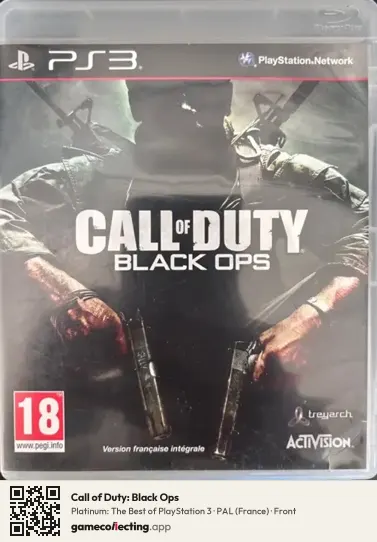 Call of Duty: Black Ops PlayStation 3, France box front