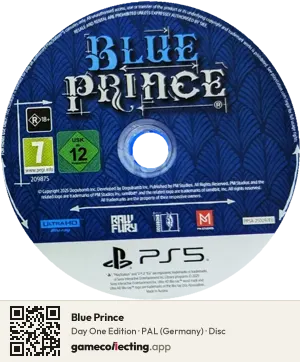 Blue Prince PlayStation 5, PAL disc