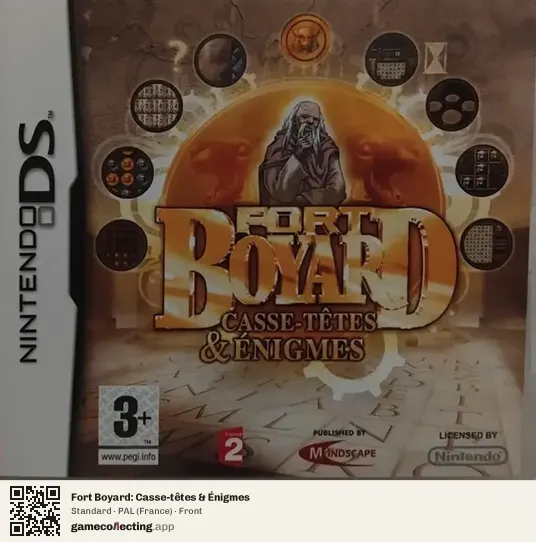 Fort Boyard: Casse-têtes & Énigmes Nintendo DS, France box front