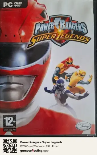 Power Rangers: Super Legends Computer, PAL box front
