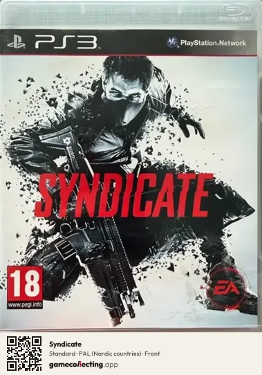 Syndicate PlayStation 3, Nordic countries box front